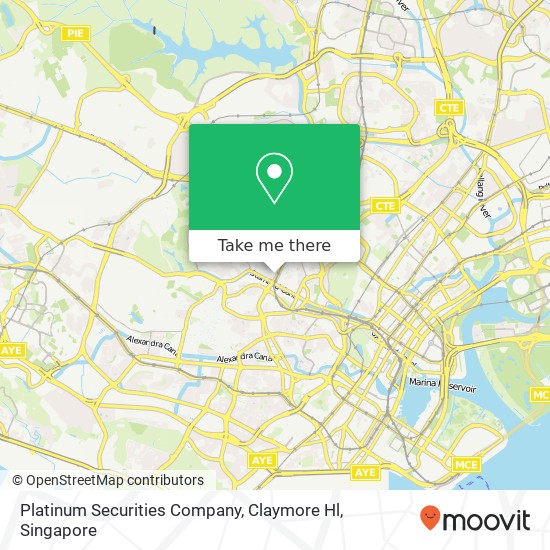 Platinum Securities Company, Claymore Hl map