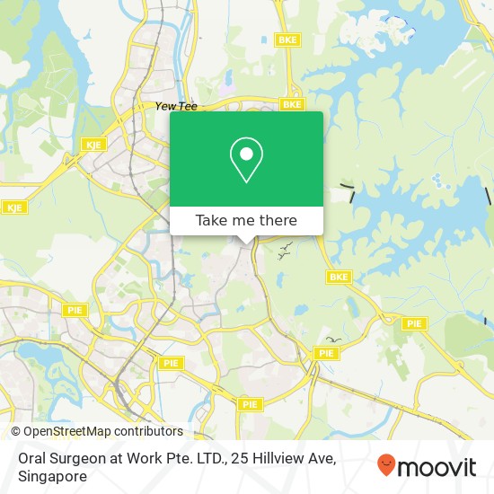 Oral Surgeon at Work Pte. LTD., 25 Hillview Ave map