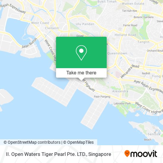 II. Open Waters Tiger Pearl Pte. LTD. map