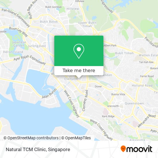 Natural TCM Clinic map
