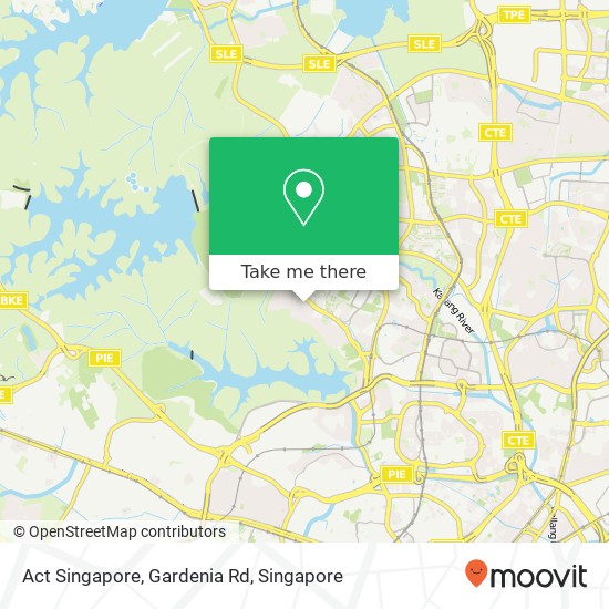 Act Singapore, Gardenia Rd map
