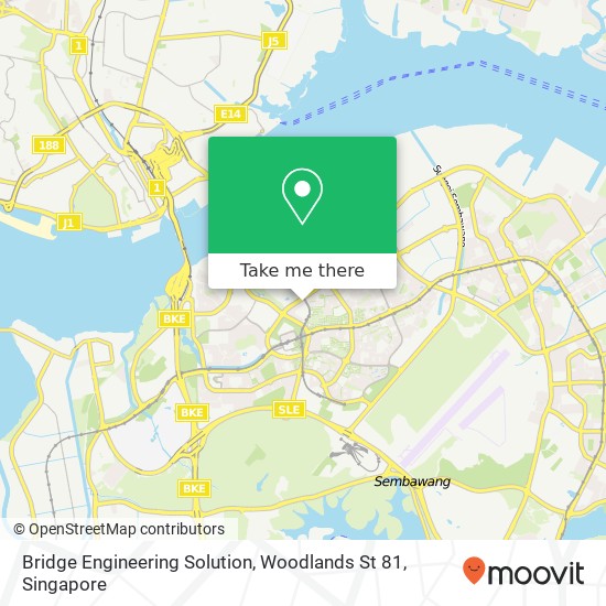 Bridge Engineering Solution, Woodlands St 81 map