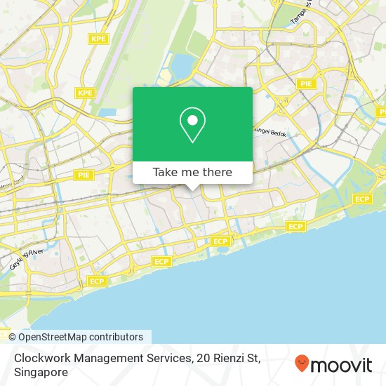 Clockwork Management Services, 20 Rienzi St map