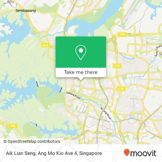 Aik Lian Seng, Ang Mo Kio Ave 4地图