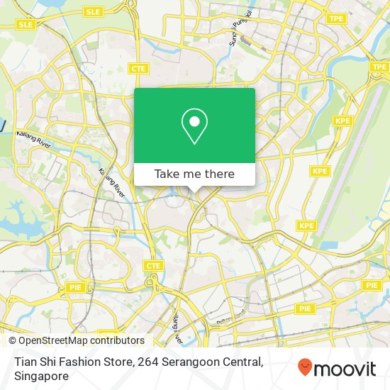 Tian Shi Fashion Store, 264 Serangoon Central map