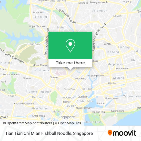 Tian Tian Chi Mian Fishball Noodle map