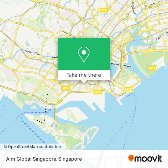 Aim Global Singapore map
