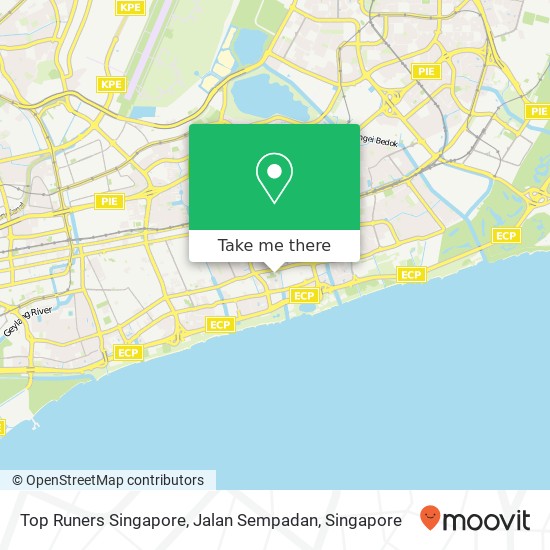 Top Runers Singapore, Jalan Sempadan map