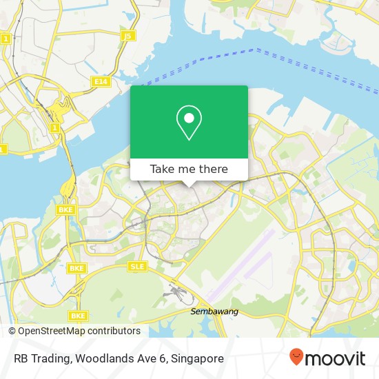 RB Trading, Woodlands Ave 6 map