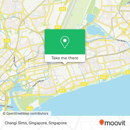 Changi Sims, Singapore地图