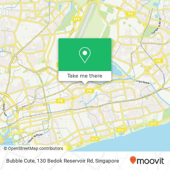 Bubble Cute, 130 Bedok Reservoir Rd地图