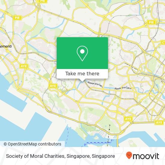 Society of Moral Charities, Singapore map