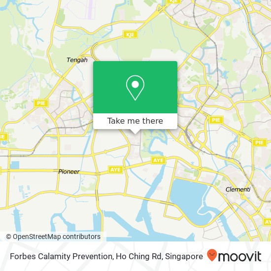 Forbes Calamity Prevention, Ho Ching Rd map