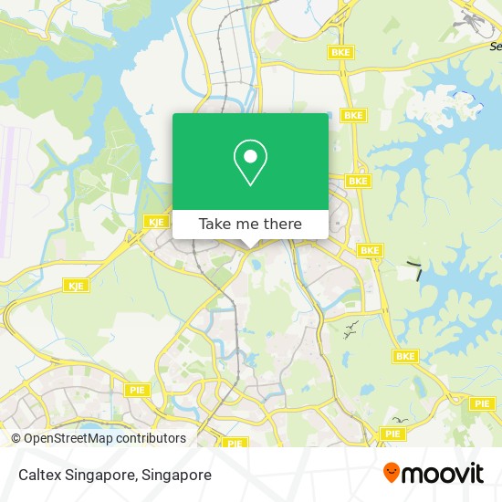Caltex Singapore map