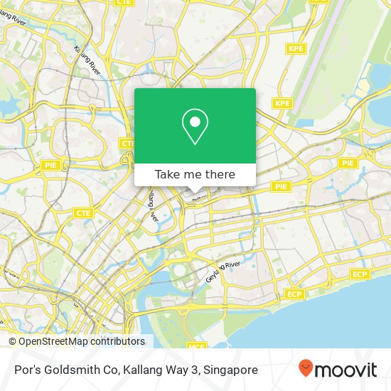 Por's Goldsmith Co, Kallang Way 3 map