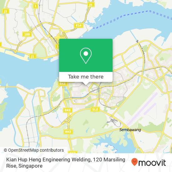 Kian Hup Heng Engineering Welding, 120 Marsiling Rise map