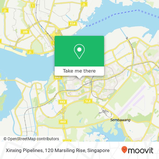 Xinxing Pipelines, 120 Marsiling Rise地图