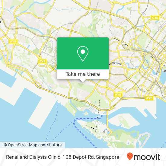 Renal and Dialysis Clinic, 108 Depot Rd map