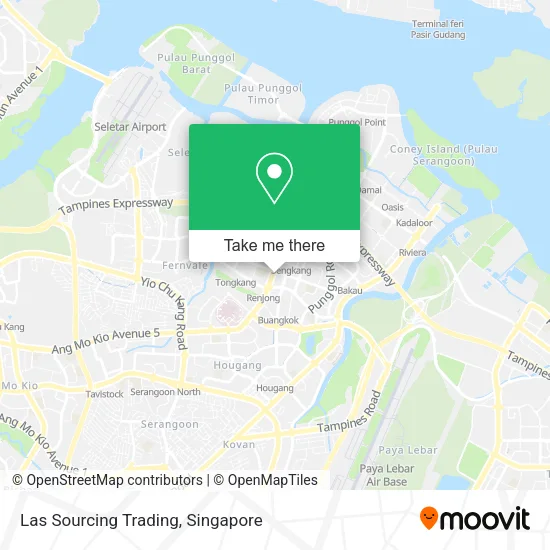 Las Sourcing Trading map