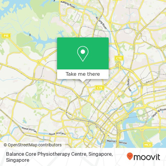 Balance Core Physiotherapy Centre, Singapore map