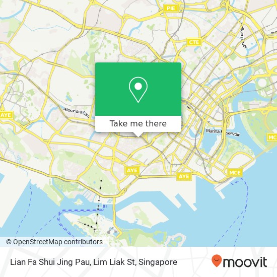 Lian Fa Shui Jing Pau, Lim Liak St map