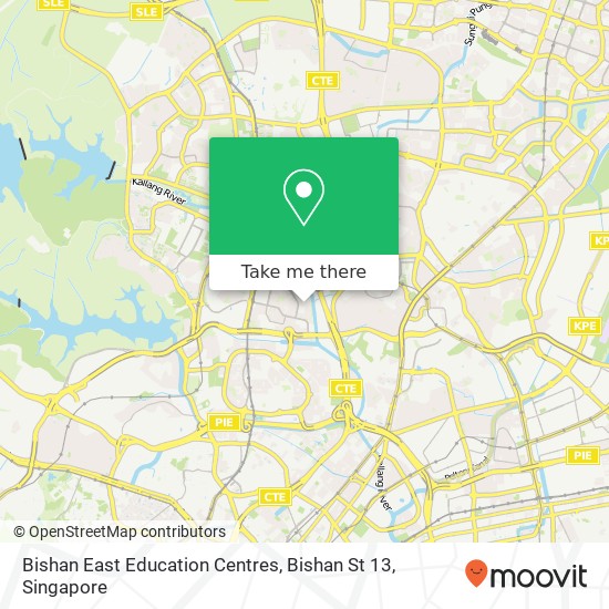 Bishan East Education Centres, Bishan St 13地图