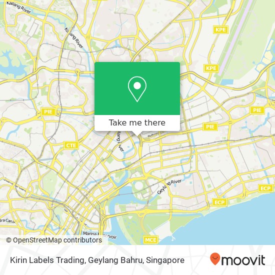 Kirin Labels Trading, Geylang Bahru map