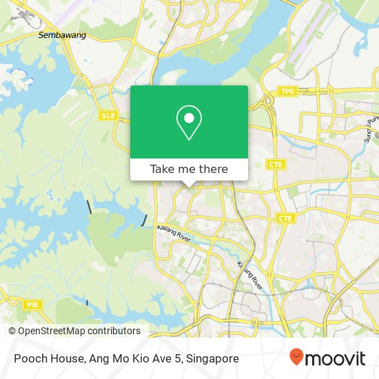 Pooch House, Ang Mo Kio Ave 5 map