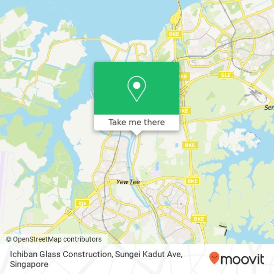 Ichiban Glass Construction, Sungei Kadut Ave map