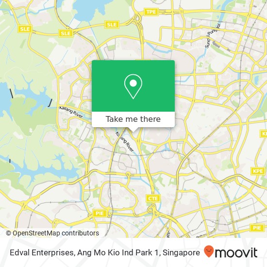 Edval Enterprises, Ang Mo Kio Ind Park 1 map