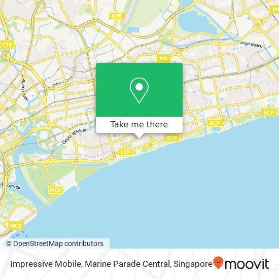 Impressive Mobile, Marine Parade Central map