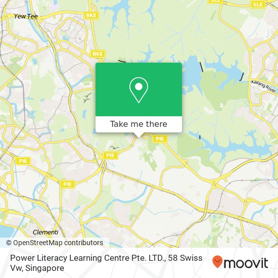 Power Literacy Learning Centre Pte. LTD., 58 Swiss Vw地图