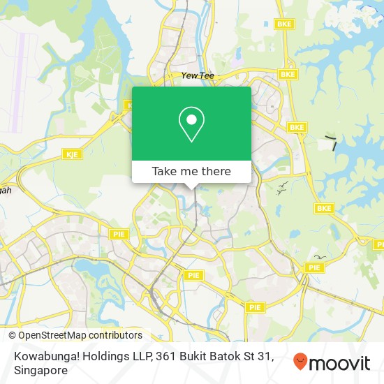 Kowabunga! Holdings LLP, 361 Bukit Batok St 31 map