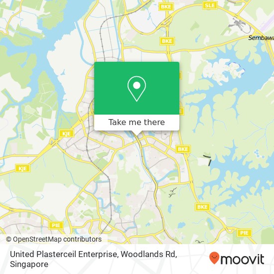 United Plasterceil Enterprise, Woodlands Rd地图