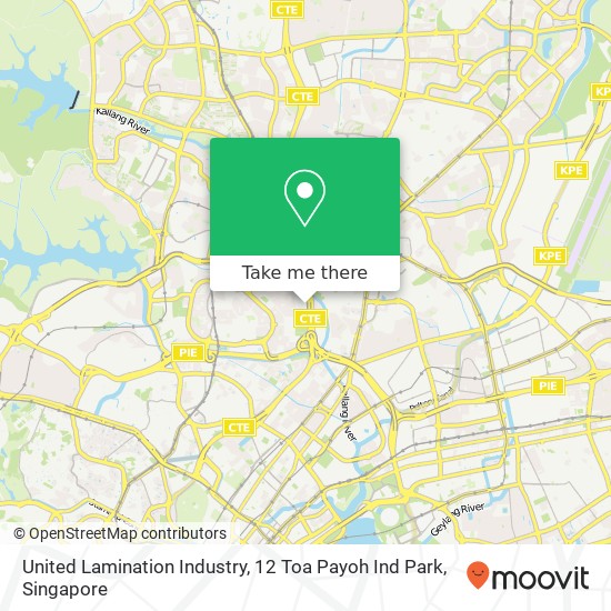 United Lamination Industry, 12 Toa Payoh Ind Park map