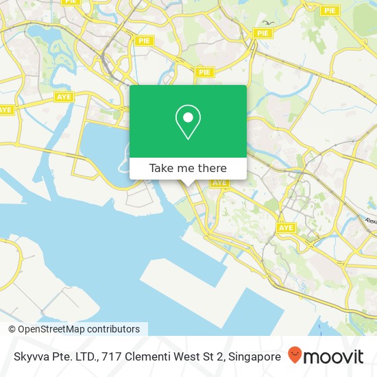 Skyvva Pte. LTD., 717 Clementi West St 2 map