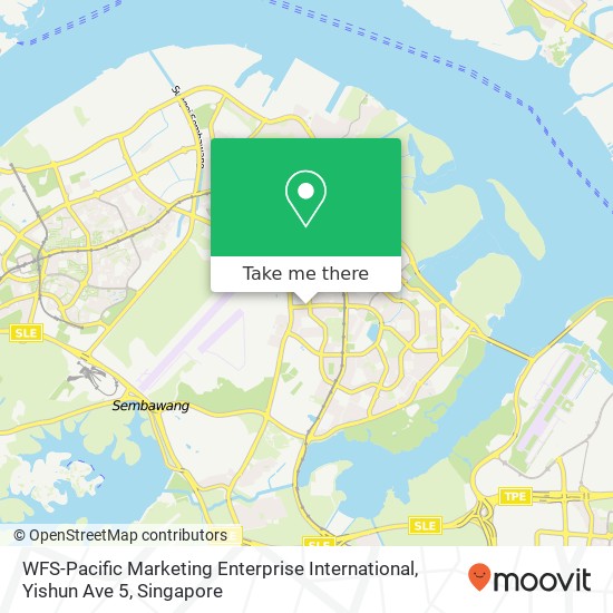 WFS-Pacific Marketing Enterprise International, Yishun Ave 5 map