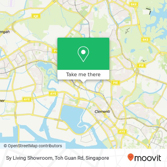 Sy Living Showroom, Toh Guan Rd map