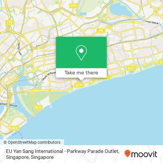 EU Yan Sang International - Parkway Parade Outlet, Singapore map