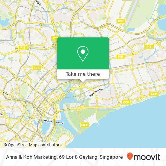 Anna & Koh Marketing, 69 Lor 8 Geylang地图