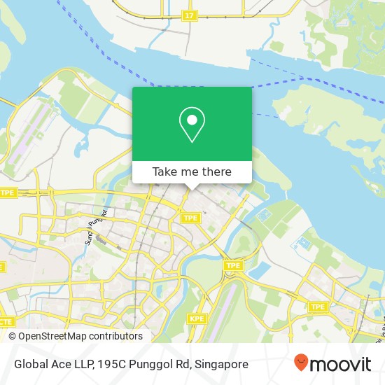 Global Ace LLP, 195C Punggol Rd地图