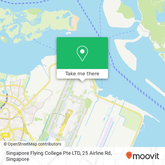 Singapore Flying College Pte LTD, 25 Airline Rd map