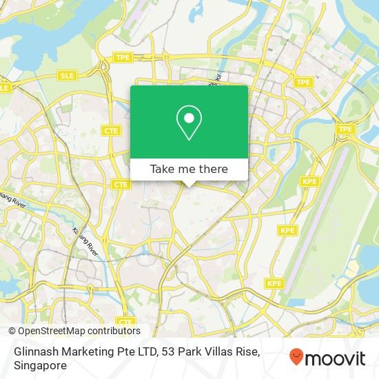 Glinnash Marketing Pte LTD, 53 Park Villas Rise map