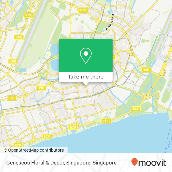 Geneseos Floral & Decor, Singapore map