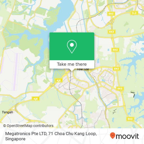 Megatronics Pte LTD, 71 Choa Chu Kang Loop地图