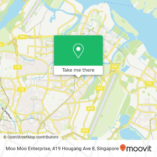 Moo Moo Enterprise, 419 Hougang Ave 8地图