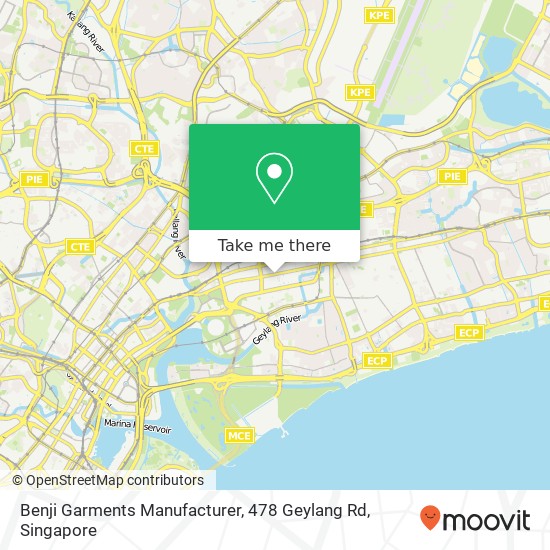 Benji Garments Manufacturer, 478 Geylang Rd map