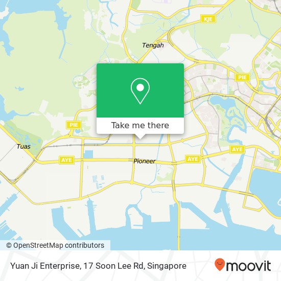 Yuan Ji Enterprise, 17 Soon Lee Rd地图
