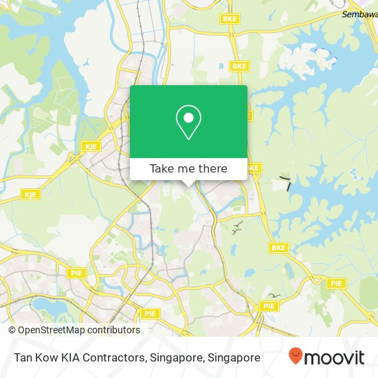 Tan Kow KIA Contractors, Singapore map