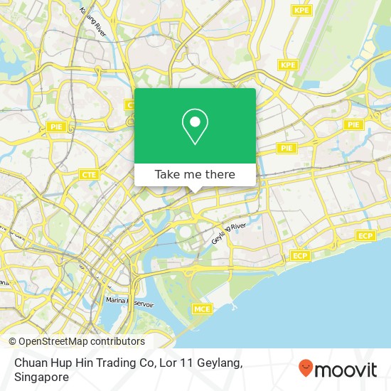 Chuan Hup Hin Trading Co, Lor 11 Geylang地图